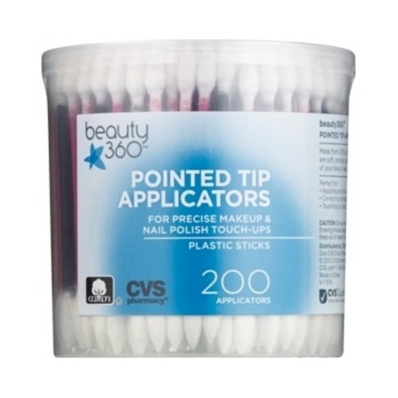Qty (200) Pointed Q-Tip Applicators For Precise Makeup And Nail Polish Touch-Ups - Picture 1 of 1